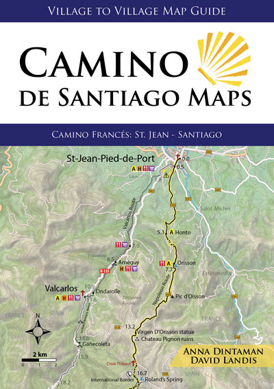 Village to Village Guide - Camino de Santiago Maps- Camino Francés: St. Jean - Santiago